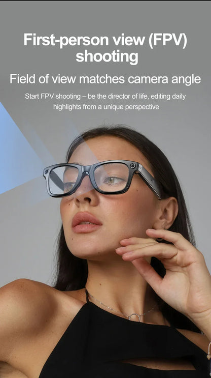 Xiaomi Smart Bluetooth Glasses — IP65 Waterproof, Video Recording, AI Photo Recognition, Translation, Call & Large Battery