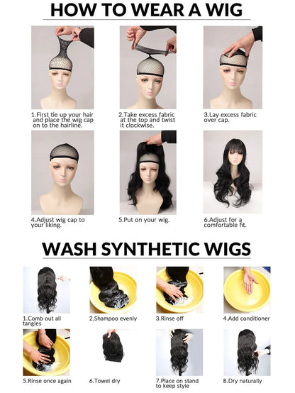 2023 New Synthetic Wig – Internet Celebrity Style with Fringe, Gradual Light Gray European & American Look