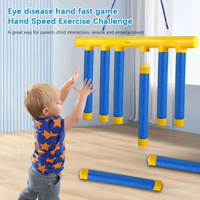 Challenge Falling Sticks Game – Kids Stick Catching Toy for Reaction Training & Parent-Child Fun