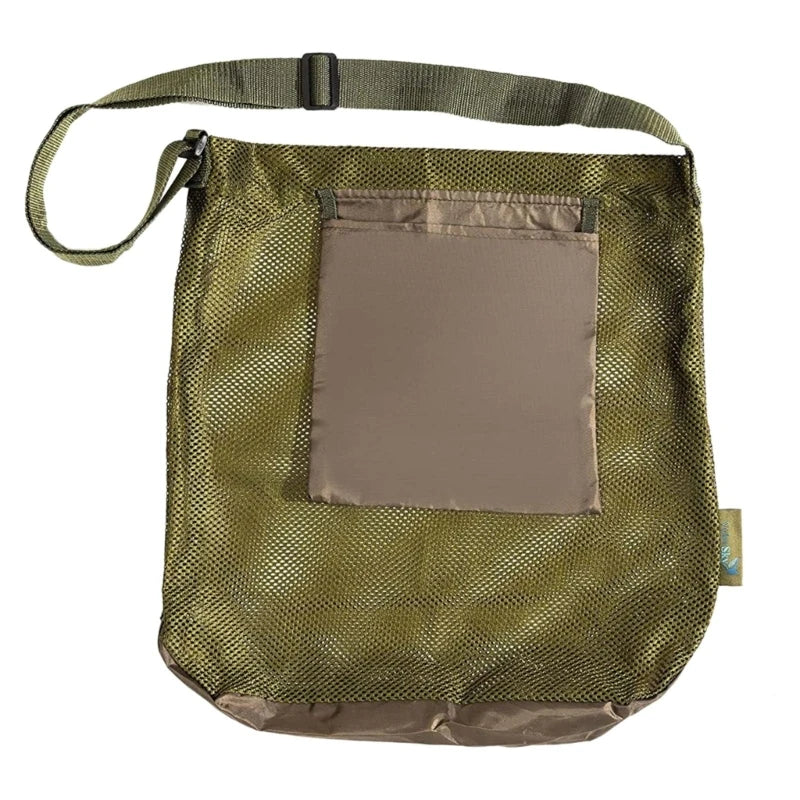Portable Multifunctional Foraging Bag - 43x40cm Outdoor Camping Mushroom Picking and Kids Beach Sand Toy Storage Organizer