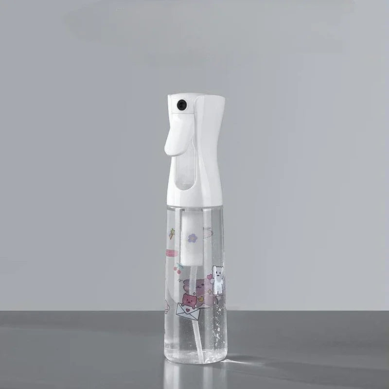 Refillable Hair Spray Bottle – 200/300/500ml Continuous Mist Water Sprayer for Salon & Home Hair Care