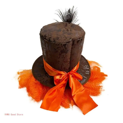 Cosplay Mad Hatter Top Hat – Adult & Teen Costume Hat for Carnival and Party Dress-Up