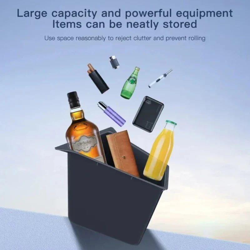 Tesla Model Y Berlin/Austin 2022-2025 Trunk Side Storage Bins – TPE Cargo Organizer with Carpet Lids