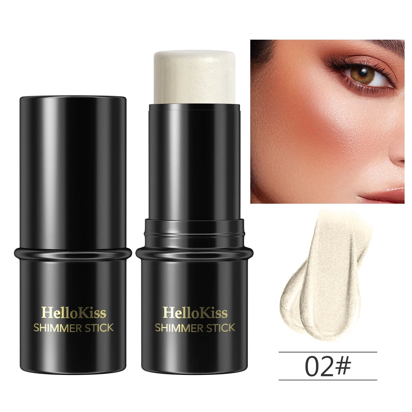 Highlighting & Bronzer Stick - Face Brightening Blusher, Rouge Concealer Pen, Long-Lasting Corrector & Nose Contouring Cosmetics
