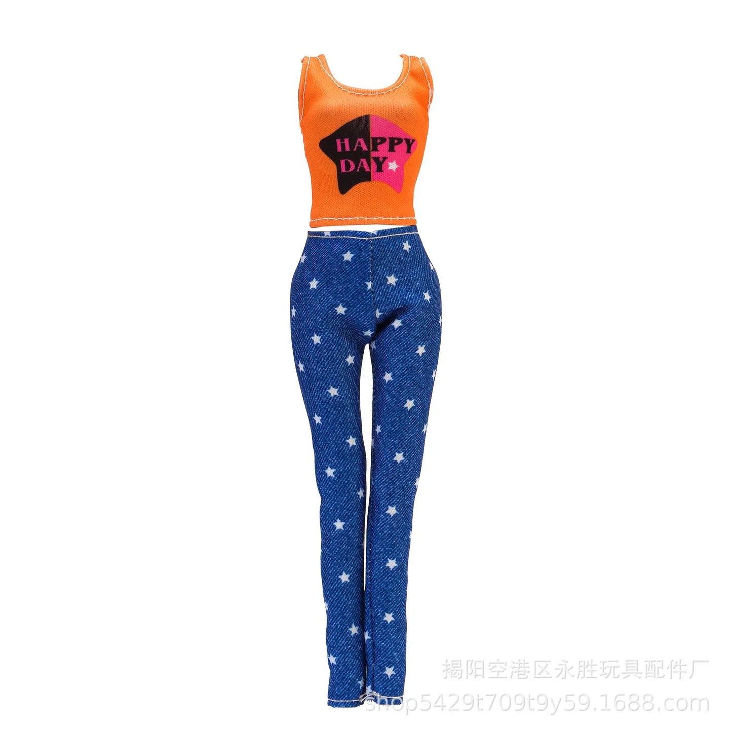 Fashion Doll Clothes for Barbie – Casual Dress, Pants & Trousers Outfit Accessories for Girls Gift Toy