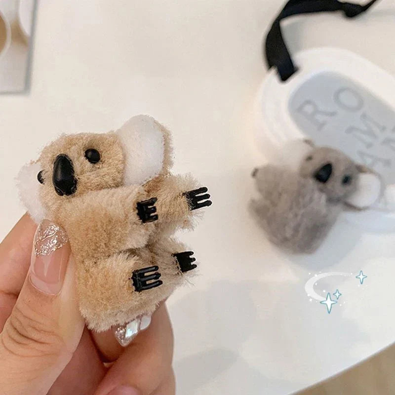 Koala Bear Hair Clips – Animal Hair Claw Clip & Barrettes for Cute Hair Decoration and Accessories