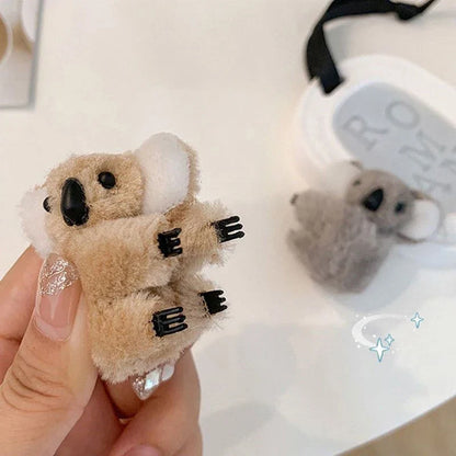 Koala Bear Hair Clips – Animal Hair Claw Clip & Barrettes for Cute Hair Decoration and Accessories