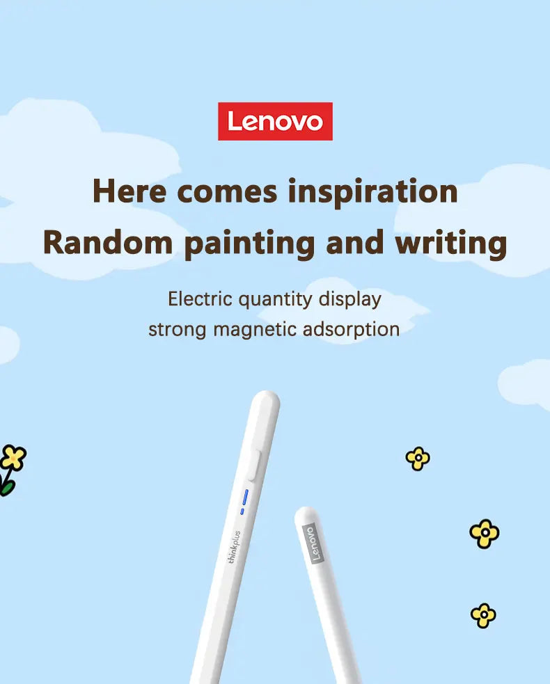 Lenovo BP16 Universal Stylus Touch Pen – Capacitive Drawing Pen for Tablets, Android, iOS Phones & iPad