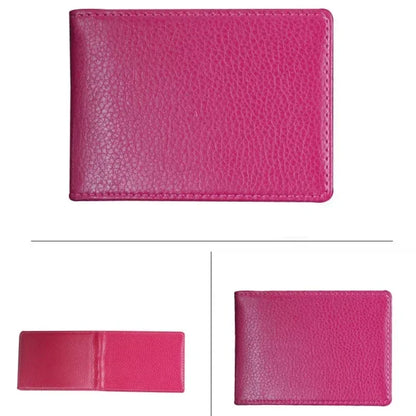 PU Leather Driver License Holder — Car Document Wallet for ID, Pass, Certificate, and Card Storage
