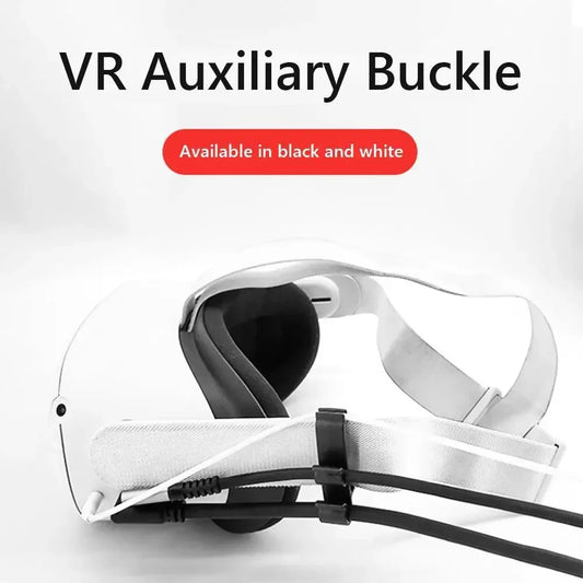 VR Data Cable Organizer – Wire Winder Clips & Buckle for Oculus Quest 2/Pico 3, Earphone Cord Holder
