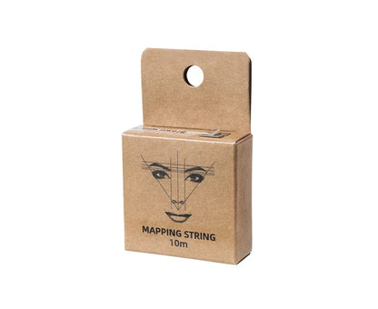 10m Pre-Inked Mapping String for Eyebrows – Microblading & PMU Marker Thread in Box for Tattoo Brow Mapping