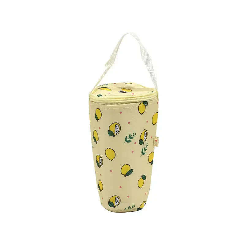 Portable Milk Tea Tote Bag – Insulated Heat Preservation Cup Carrier, Handbag for Drinks, Umbrella, and Camping Accessories