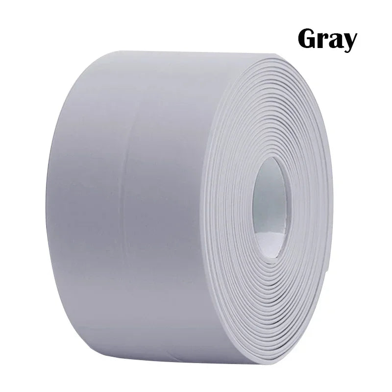 Self-Adhesive PVC Sealing Tape – Waterproof, Oil-Proof Caulk Strip for Kitchen, Bathroom, Sink & Toilet (1/2/3.2M)
