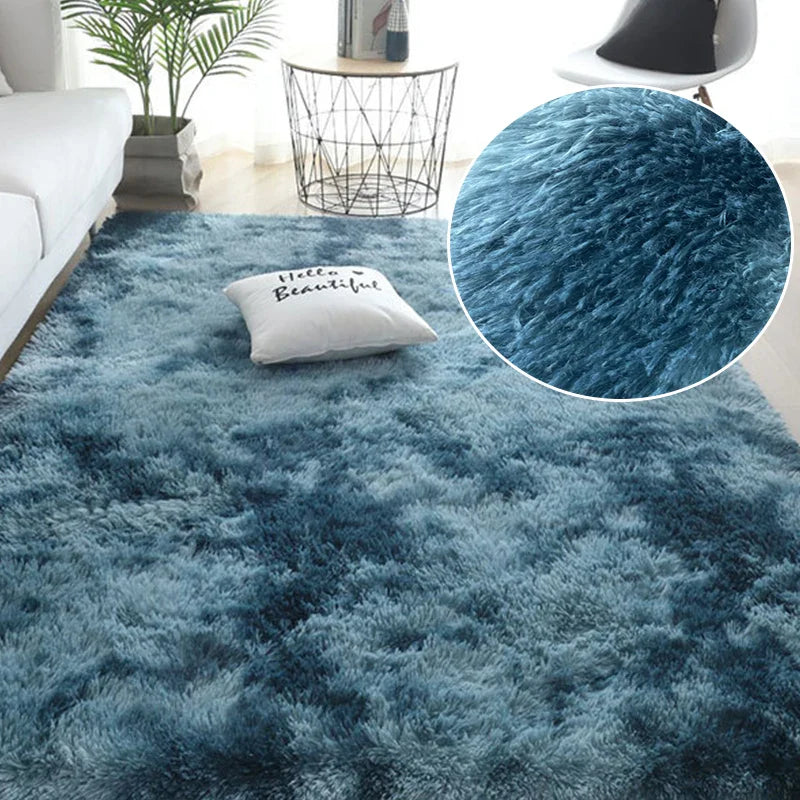 Large Plush White Area Rug – Soft Fluffy Carpet for Living Room, Bedroom, Teen Room & Home Decor