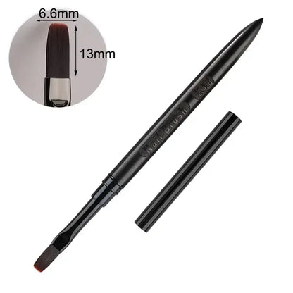 Wood Gel Painting Brush – Nail Art Brush for Gel Tip Extension, Acrylic Builder, UV Gel Nails Manicure Accessory