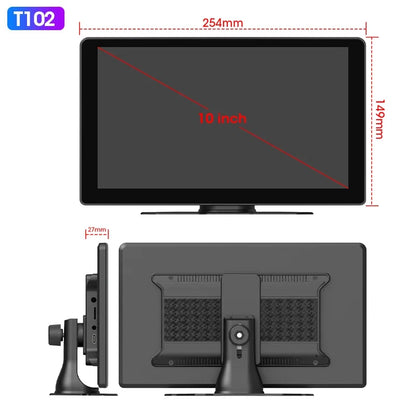 7/10" CarPlay Smart Screen - Wireless CarPlay & Android Auto Multimedia Player for Apple & Android Devices