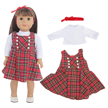 Doll Clothing Set – Firefighter, Student, Graduation, Artist & Athlete Outfits for 18-Inch American & 43cm Baby Newborn OG Girl Dolls