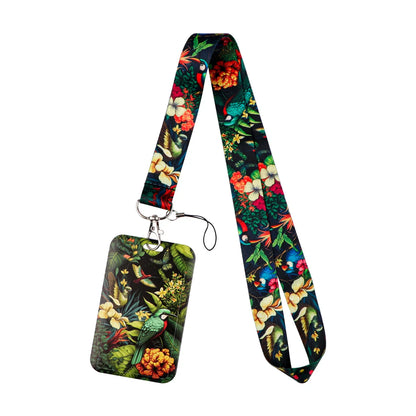 Cartoon Butterfly Lanyard for Keys – Neck Strap ID Badge Holder, Phone USB Keychain Accessories