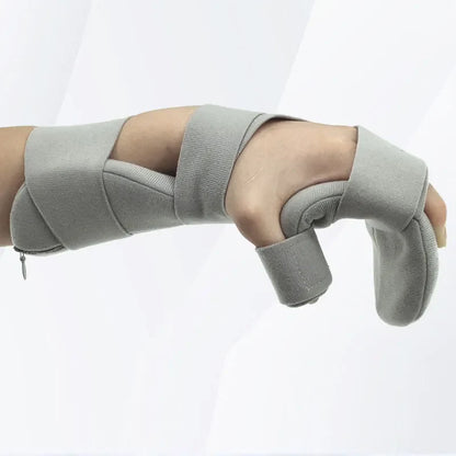 Adjustable Stroke Hand Brace — Finger and Wrist Support Splint for Night Use, Arthritis & Tendonitis Rehabilitation