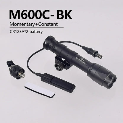 SureFire M600C/M600/M300/X300 Tactical Scout Light — Rifle Flashlight with Momentary Pressure Switch, US Warehouse