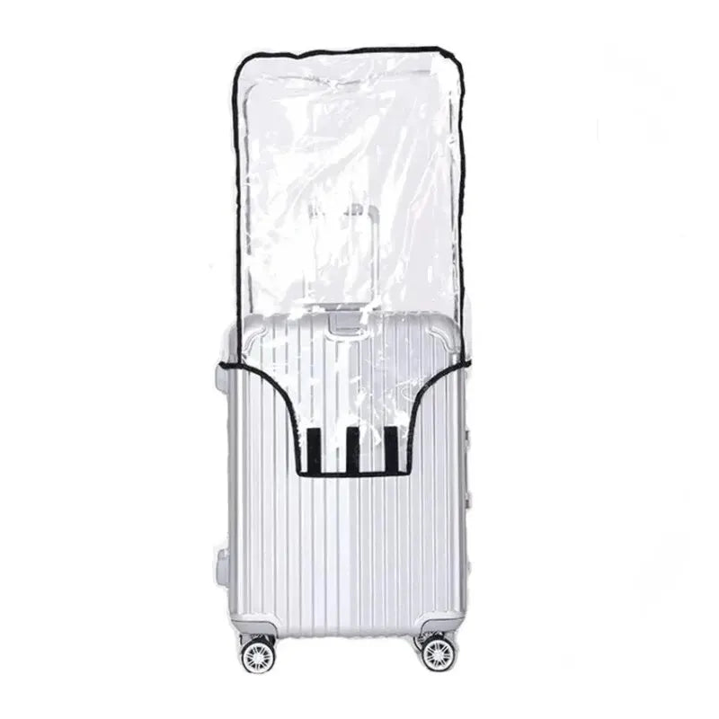 Full Transparent Luggage Cover – Waterproof, Dustproof, Durable PVC Suitcase Protector for Travel