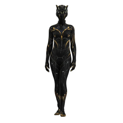Black Panther 2 Wakanda Forever Shuri Cosplay Costume – Superhero Jumpsuit Bodysuit for Women, Men & Kids, Carnival Outfit