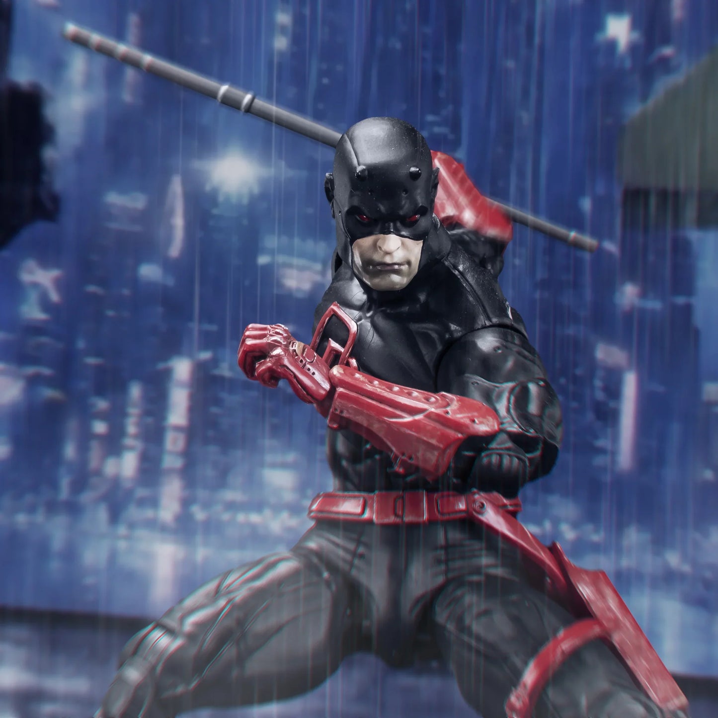 FlefToys Marvel Daredevil Action Figure — 8" Classic Red Shadowland Reborn Black, Devil Defenders Matt Murdock Legends In Stock
