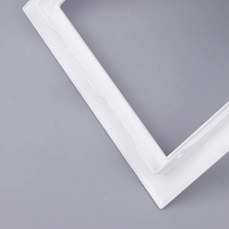 ABS Access Panel Door - White Push Type Inspection Hatch Cover For Wall, Ceiling & Maintenance Openings