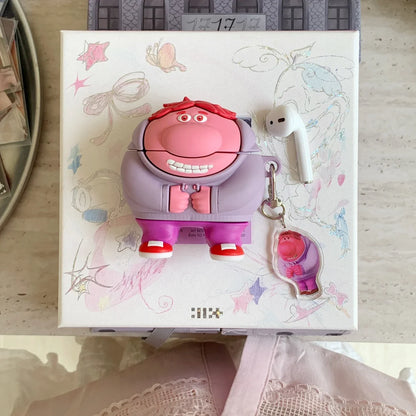 Inside Out Silicone Case for AirPods 1/2/3/4 & Pro/Pro 2 — Anger, Sadness, Embarrassment Cartoon Earphone Cover