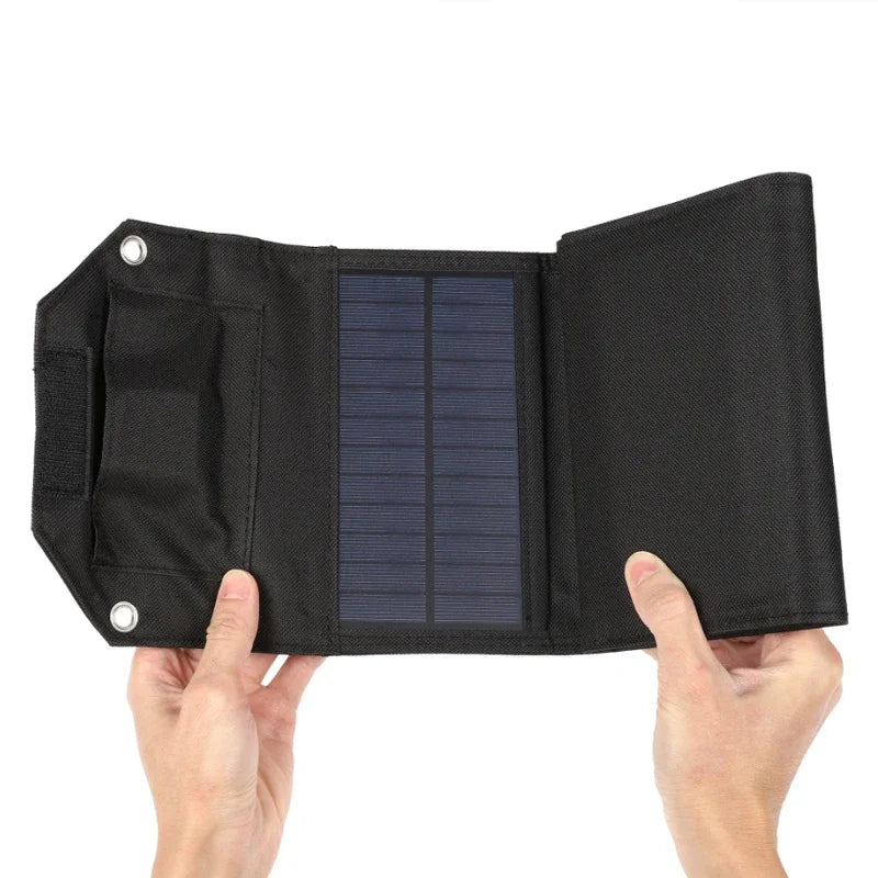 60W 80W 100W Foldable Solar Panel — 5V USB Portable Waterproof Charger for Phone, Camping & Power Bank