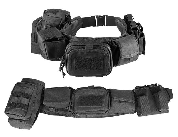 Yakeda MOLLE Pockets & Pouches – Tactical Hunting Waist Security Belt with Padded Patrol Support