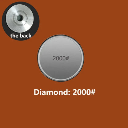 15° & 20° Rolling Diamond Knife Sharpener – Magnetic Holder with Angle Roller, Kitchen Sharpening Stone Kit