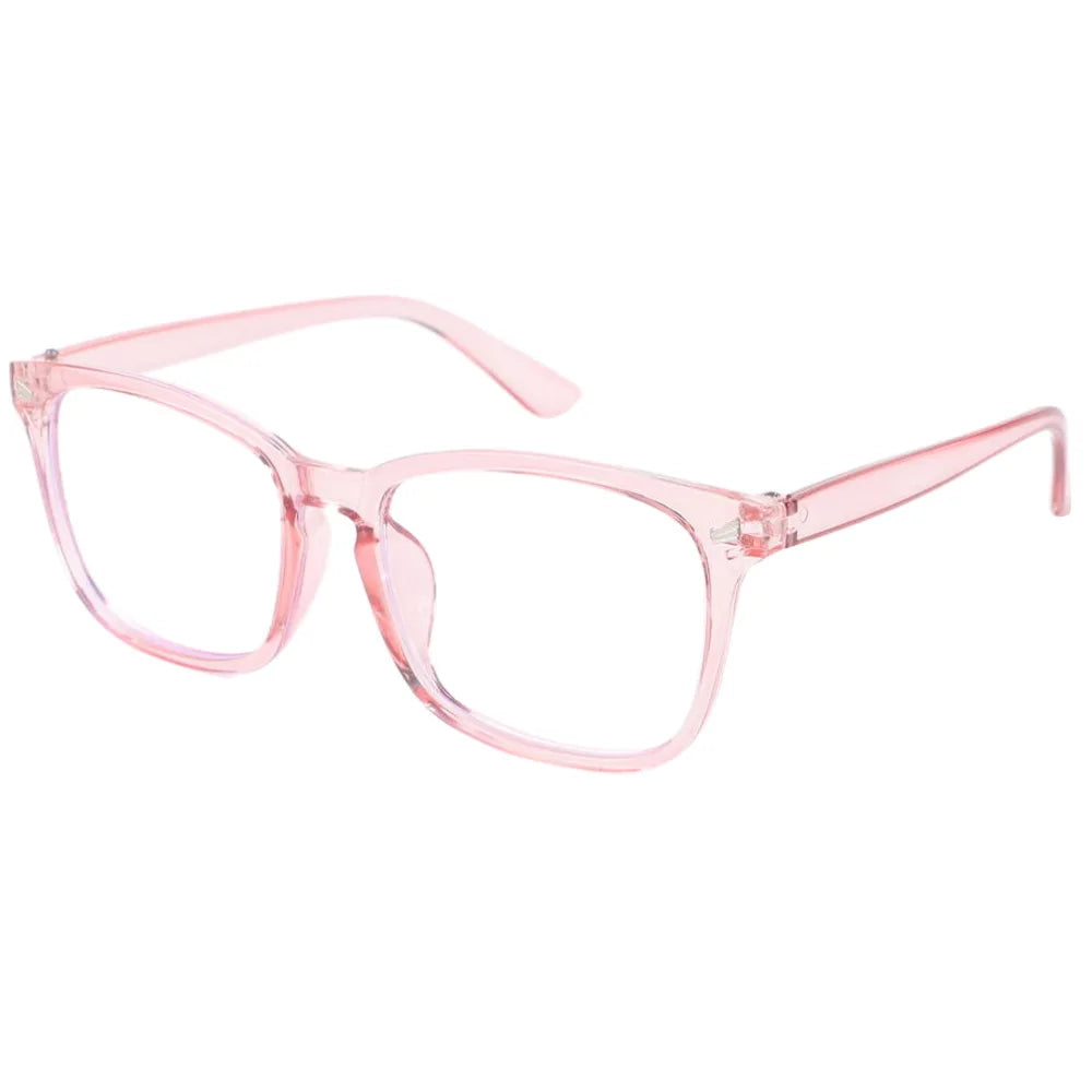 Square Blue Light Blocking Glasses – Nerd Eyeglasses Frame for Computer & Gaming Protection