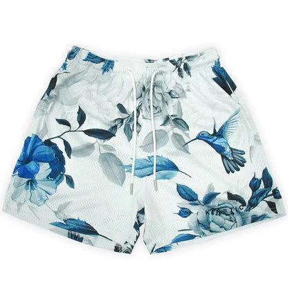Kinetic Mesh Gym Shorts - Unisex Casual Fitness & Workout Shorts for Summer Sports