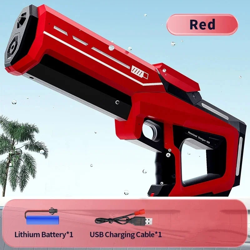 Automatic Water Absorbing Electric Water Gun for Adults & Kids, Outdoor Beach & Pool Entertainment Toy