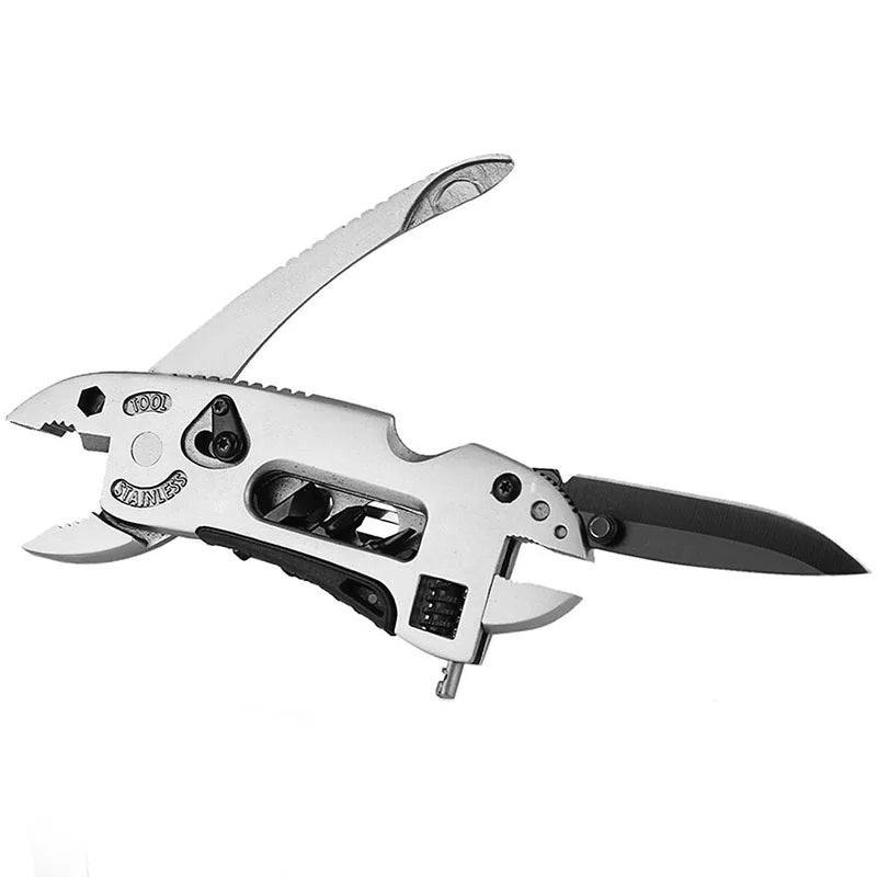 Multitool Pliers Pocket Knife Set – Adjustable Wrench, Screwdriver & Outdoor Survival Tool Kit