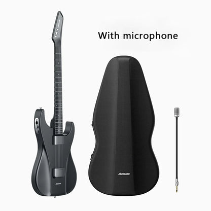 AeroBand Painless Smart Guitar - Silicone Strings, Bluetooth, 8 Sounds, USB MIDI Function, Ideal Gift for Adults