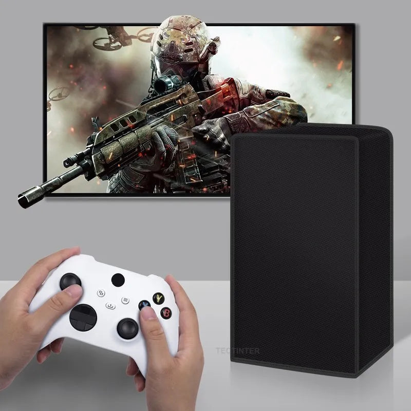 Xbox Series X Dust Cover & Vertical Case – Anti-Scratch, Dustproof Console Sleeve