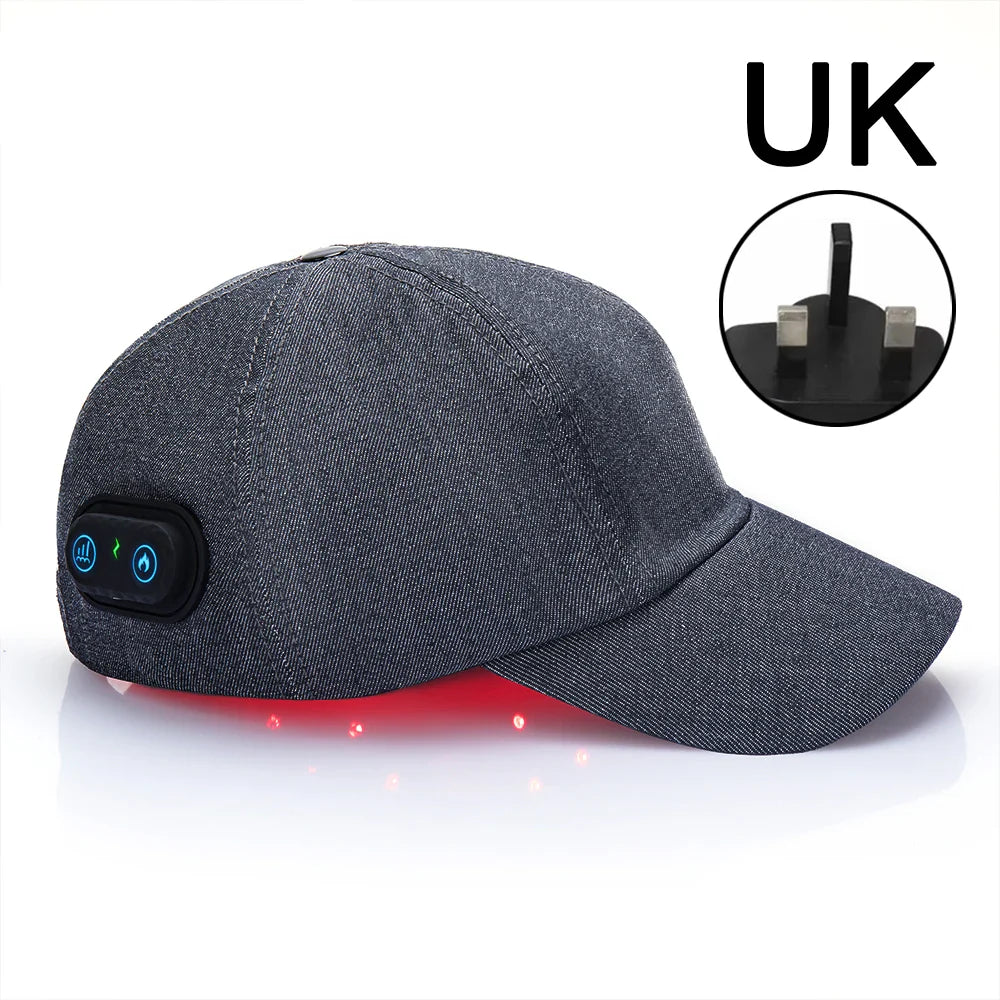 Infrared LED Hair Growth Cap – 660nm & 850nm Red Light Therapy for Hair Regrowth & Scalp Care