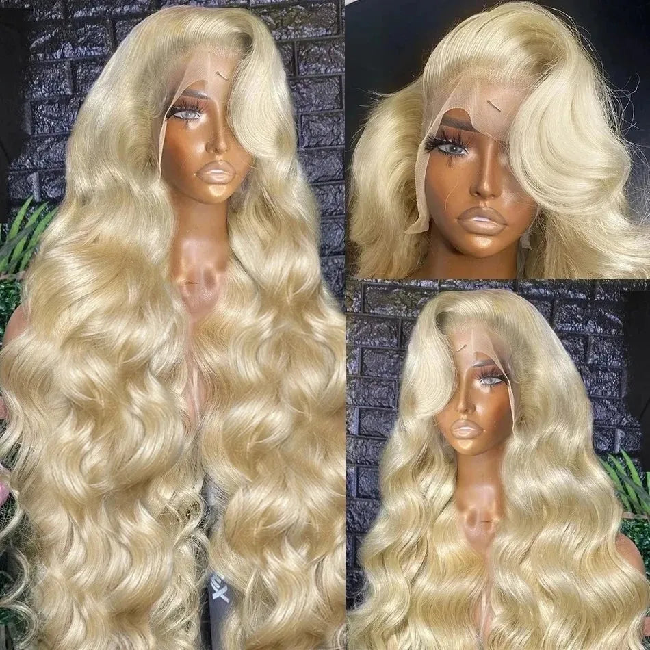 613 HD Lace Frontal Human Hair Wig – 13x6 & 13x4 Body Wave, 30 Inch, 250% Density Brazilian Hair, Black, Women's Choice