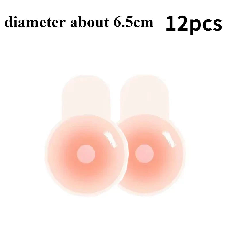 Reusable Silicone Nipple Covers for Women – Invisible Strapless Bra Pasties & Breast Petals