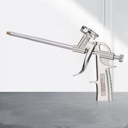 Professional Full Metal Foam Caulk Glue Gun — Easy Clean, High Precision Applicator for Foam Sealant & Adhesive