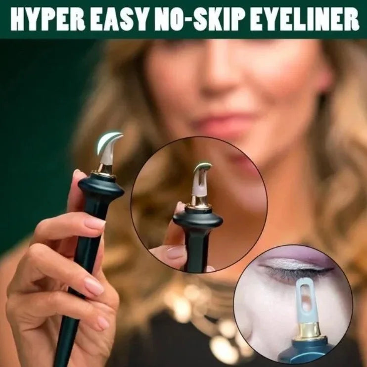 Silicone Eyeliner Brush - No-Skip, Easy Applicator for Beginners - Durable Makeup Tool for Perfect Eyes