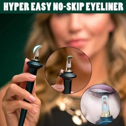 Silicone Eyeliner Brush - No-Skip, Easy Applicator for Beginners - Durable Makeup Tool for Perfect Eyes
