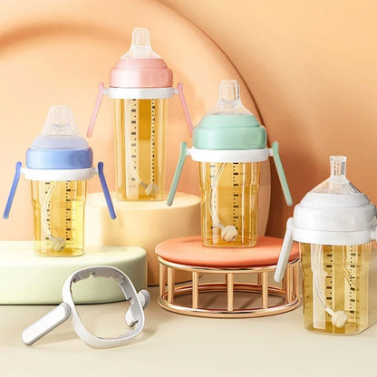 BPA-Free Classic Newborn Bottle Grip Handle – Compatible Silicone Handles for Hegen Bottle, Baby Feeding Accessories