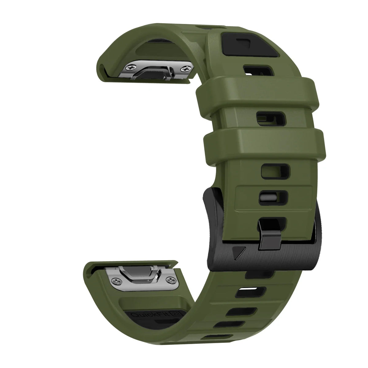 QuickFit Silicone Watch Strap – 22/26mm Band for Garmin Fenix 8/7/6/5, Epix Pro, Instinct 2, Enduro 3