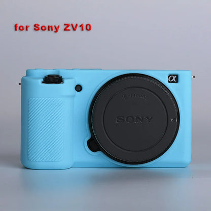 Sony RX100 ZV Series Silicone Camera Case - Soft Rubber Protective Body Cover Bag for RX100 III IV V VI VII ZV1 ZV-E10 Camera Protector