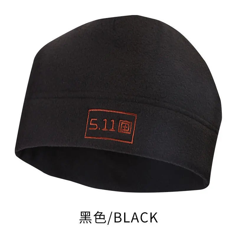 Tactical Fleece Hat & Scarf Set — Thermal Winter Balaclava Face Mask Neck Protector for Sports & Cycling