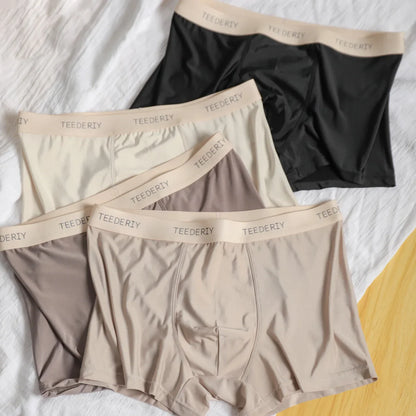 Men's Ice Silk Graphene Boxer Shorts – Ultra-Thin, Breathable, Comfortable Trunks Underwear