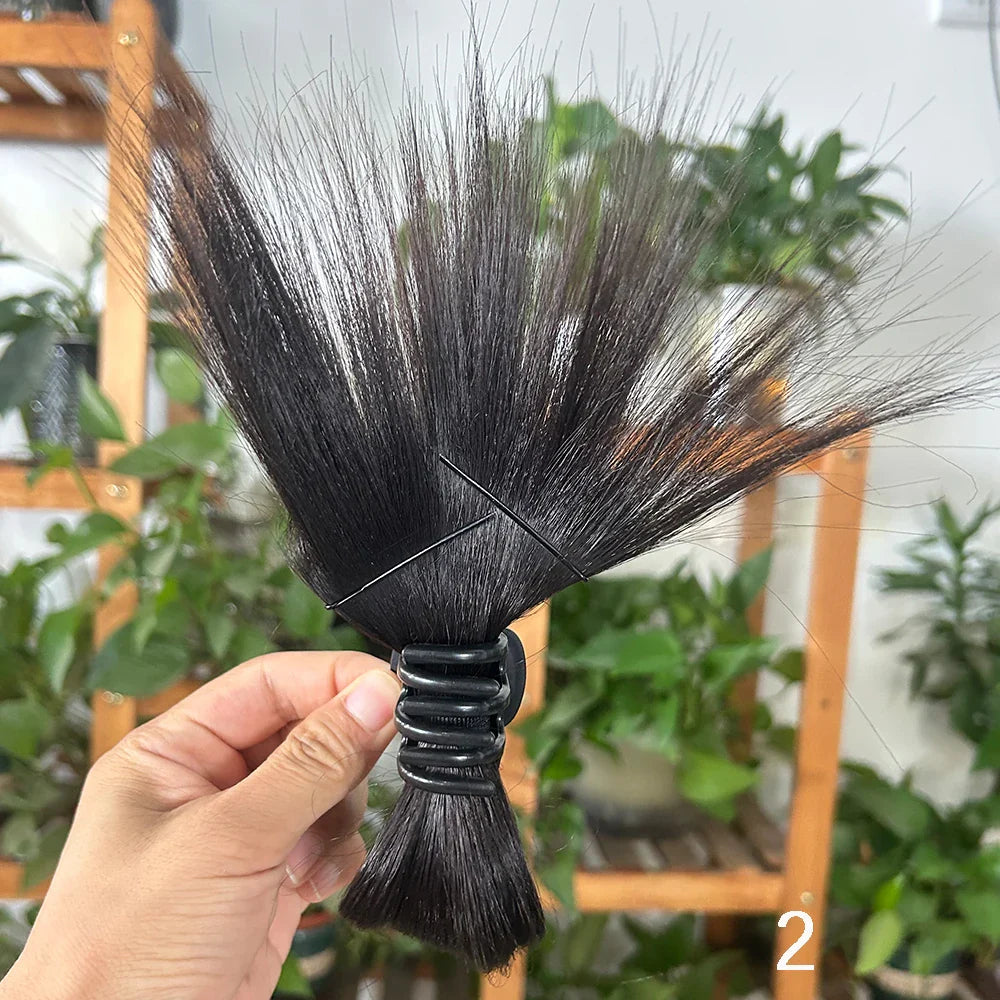 Bowknot Claw Clip Hair Bun – Synthetic Clip-In Hair Extensions for Women’s Daily Use